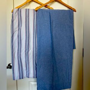 Ralph Lauren 2 Piece Chambray Queen Sheet Set